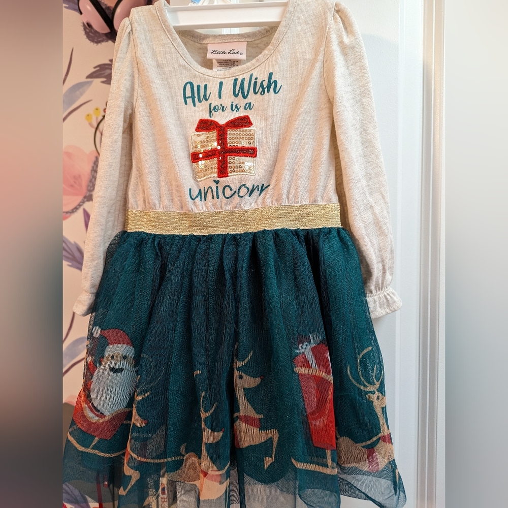 2T Little Lass Christmas Dress